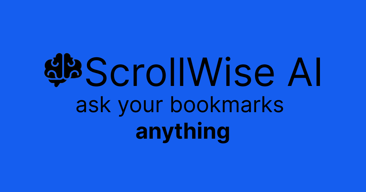 Introducing ScrollWise: Your Research, Searchable and Queryable